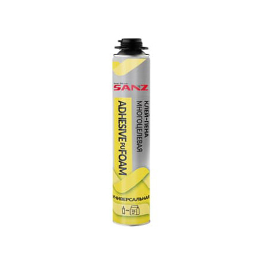 Клей-пена SANZ ADHESIVE PU FOAM многоцелевая